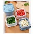 thumbnail image 2 of PanBiqintyy Double Layer Vegetables Sealed Keeper Fresh Storage Box With Drain Basket Refrigerator Use Draining Crisper Strainers Container, 2 of 9