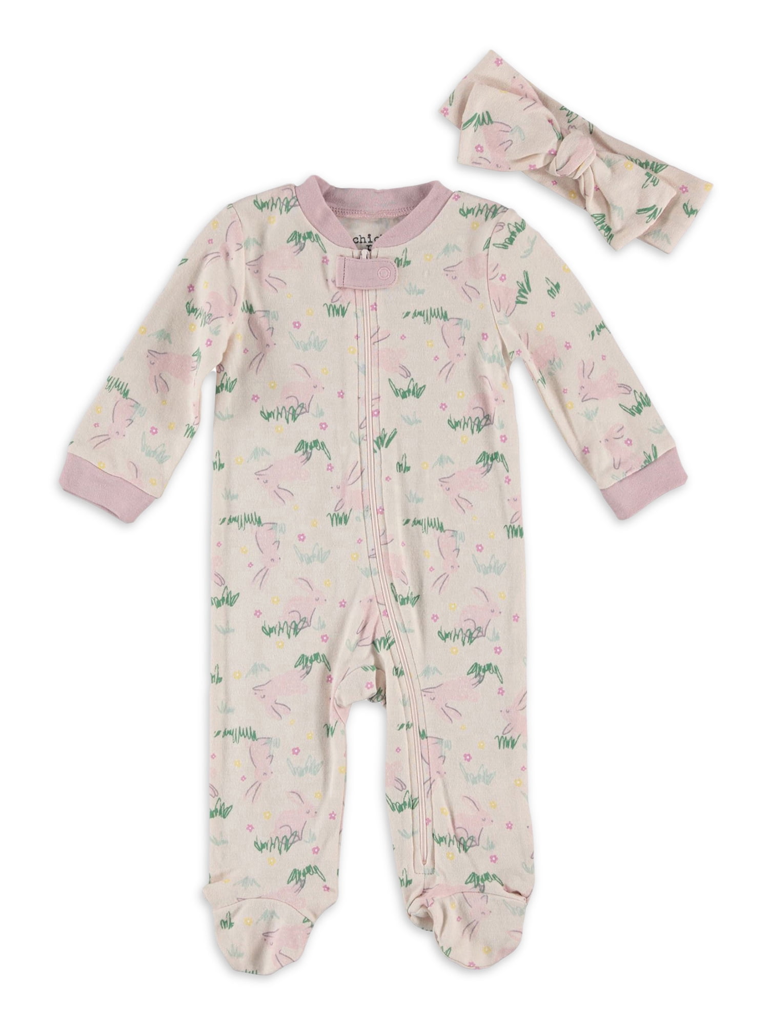 Burts Bees Baby Girl Organic Coverall Hat Set Size 3 6 9 months Layette Coral 
