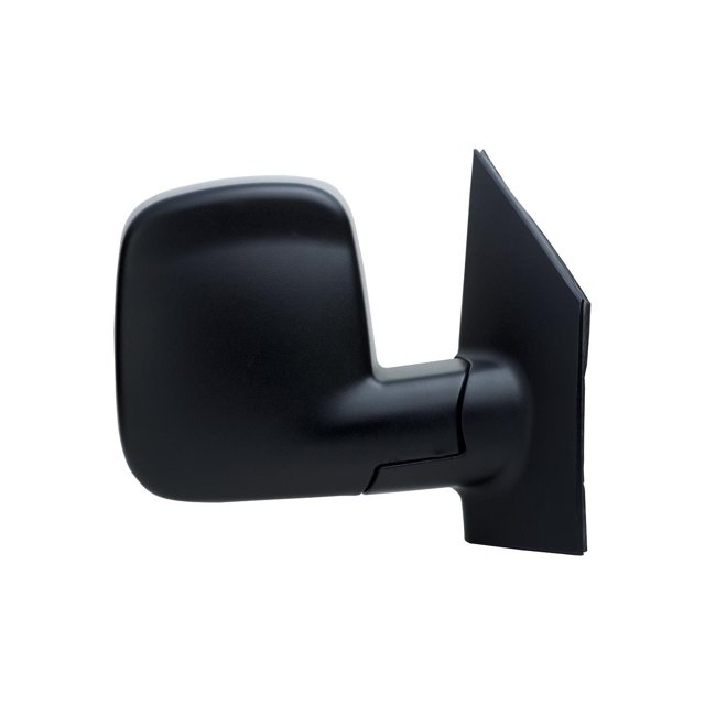 K-Source 62095G Exterior Mirror OEM Replacement; Single; Textured Black; Manual; Foldaway; Without Heated Mirrors; Without Turn Signal Indicators