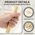 thumbnail image 3 of Varillas de Madera Uxcell, Palos de Bambú Naturales para Manualidades, 2/25 x 6 Pulgadas, 3 of 6