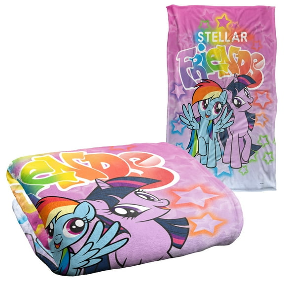 My Little Pony Blanket, Stellar Friends Silky Touch Super Soft Throw Blanket 36' x 58'
