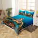 thumbnail image 2 of Juego de cama de temática marina Tortuga marina Funda de edredón para niños Adulto 3D Reptil, 2 of 5
