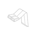 thumbnail image 3 of New Genuine Nissan Belt Assy-Rr Buckle, Center OE 88843EB18D, 3 of 10