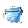 thumbnail image 3 of Bolsas De Natación Paquete de hombro de buceo impermeable con cremallera de PVC para deportes al aire libre (azul), 3 of 5