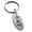 Silver, variant on Stainless Steel Reiki Dai Ko Myo Master Engraved Small Oval Charm Keychain Keyring