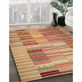 thumbnail image 2 of Ahgly Company Indoor Round Contemporary Brownish Green Southwestern Area Rugs, 6' Round, 2 of 6