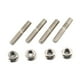 thumbnail image 4 of Tuercas para tornillos de escape,Tuercas y tornillos para escape de motocicleta de acero inoxidable,Reemplazo Fácil de Instalar Profesional Metal,Reemplace los accesorios de motocicleta de, 4 of 9