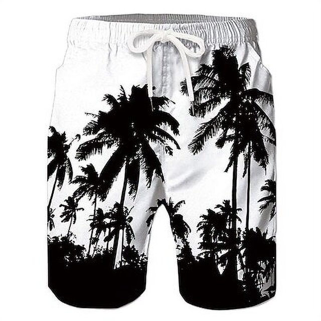 Pantalones cortos de verano para hombre, Shorts transpirables de gran tamaño, secado rápido, informales, hawaianos, con cordón, 2023 Fivean unisex