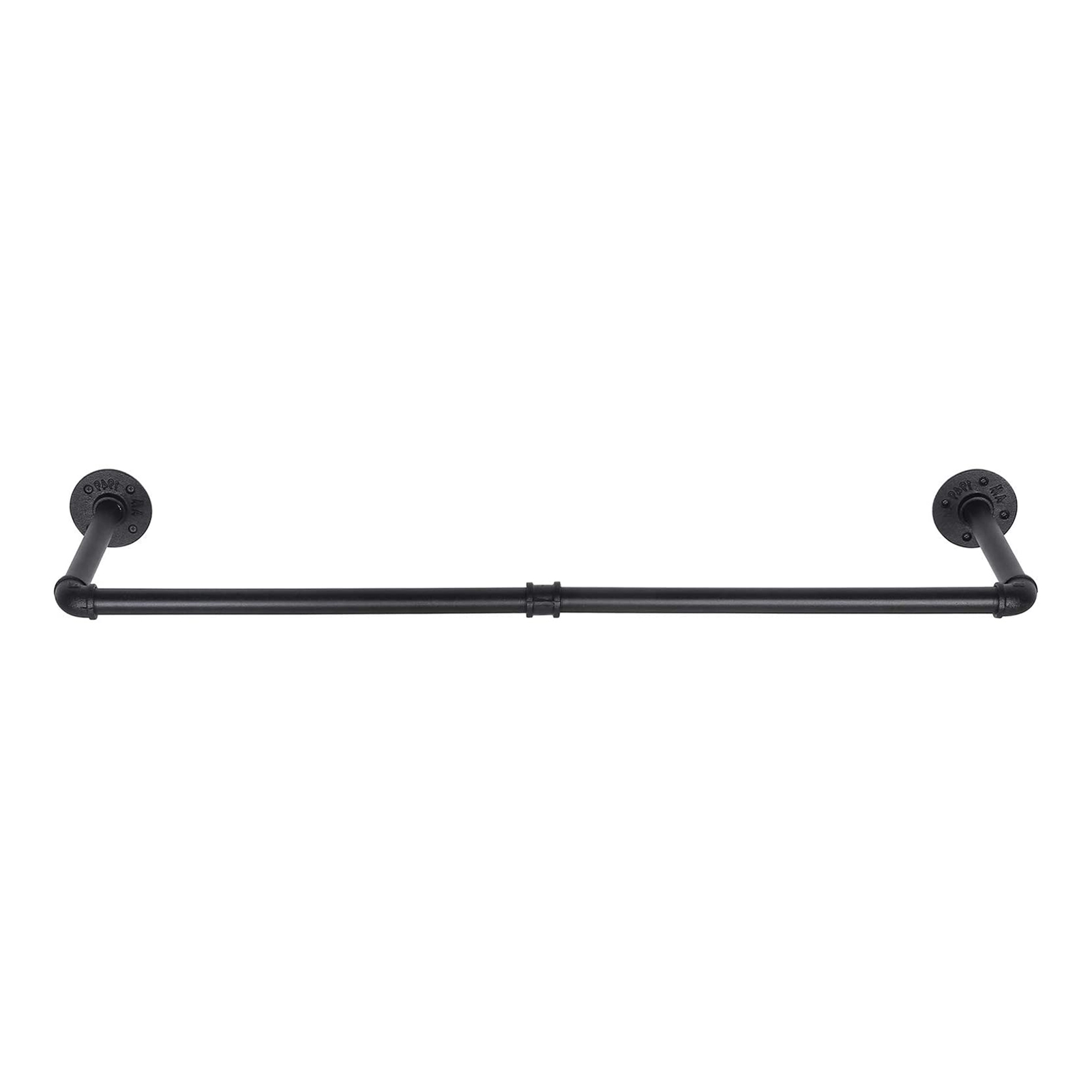 Younar Industrial Pipe Hanger Rack Detachable Closet Rod Wall