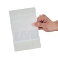 thumbnail image 5 of Bag Tek White Plastic Small Window Bag - Heat Sealable - 7" x 4 3/4" x 1 1/2" - 100 count box, 5 of 11