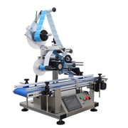 Automatic Desktop Conveyor Table Plane Labeling Machine Bottle Label Maker Labeler Applicator 110V 25-50PCS/min