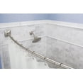 thumbnail image 2 of Moen 5' to 6' Adjustable Curved Shower Curtain Rod, Polished Nickel, 2 of 2