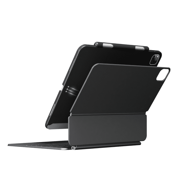 edaiser Wireless Magic Keyboard Case   Magnetic Cover Compatible with Apple iPad Air 13-inch (M3&M2) 2025, iPad Pro 12.9-inch (6th-3rd Gen), Aluminum Alloy