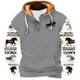 thumbnail image 1 of Sudaderas con capucha para hombre, moda, bolsillos, manga larga, estampado, sudaderas con capucha, blusa para hombre, blusa de poliéster, 1 of 4