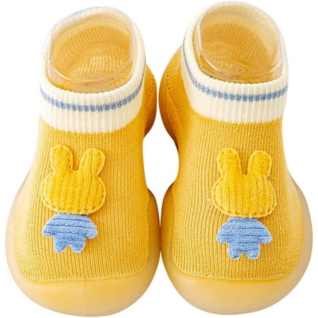 

QWZNDZGR Outdoor Shoes Socks Baby Sneakers Girls Boys Lightweight Breathable Slippers Non Slip Walking Running Shoes
