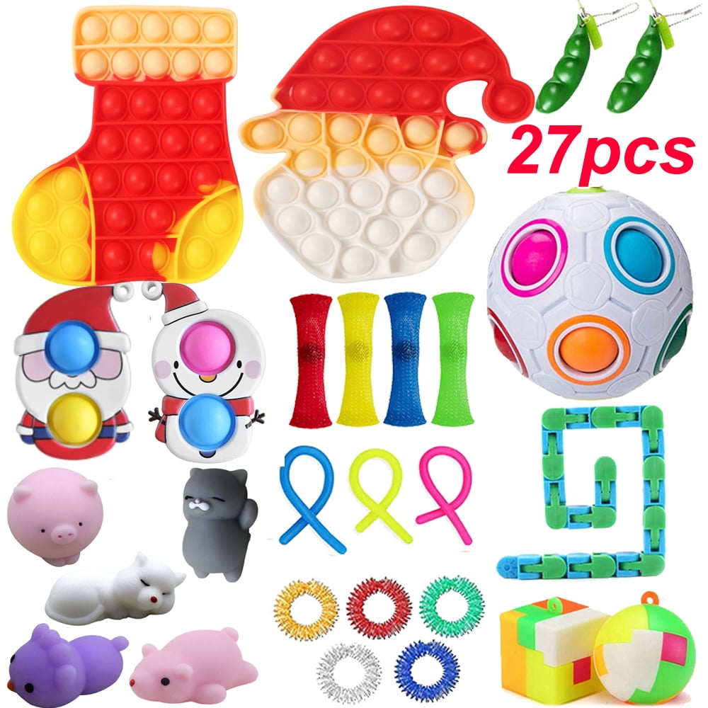 27 Pack Fidget Toys Pack Sensory Fidget Toys Set AntiStress Toy Set