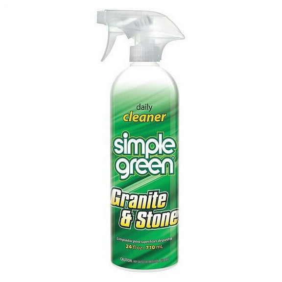 2 PK SimpleGreen 24 oz Granite and Stone Cleaner, Trigger Spray Bottle, Ready to Use, Pleasant Fruit