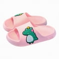 thumbnail image 5 of HCNTES Toddler Kids Unisex Sandals Soft Sole Non-Slip Slides for Spring Summer Beach Pool Shower Indoor Play(Z01-Red,12), 5 of 5