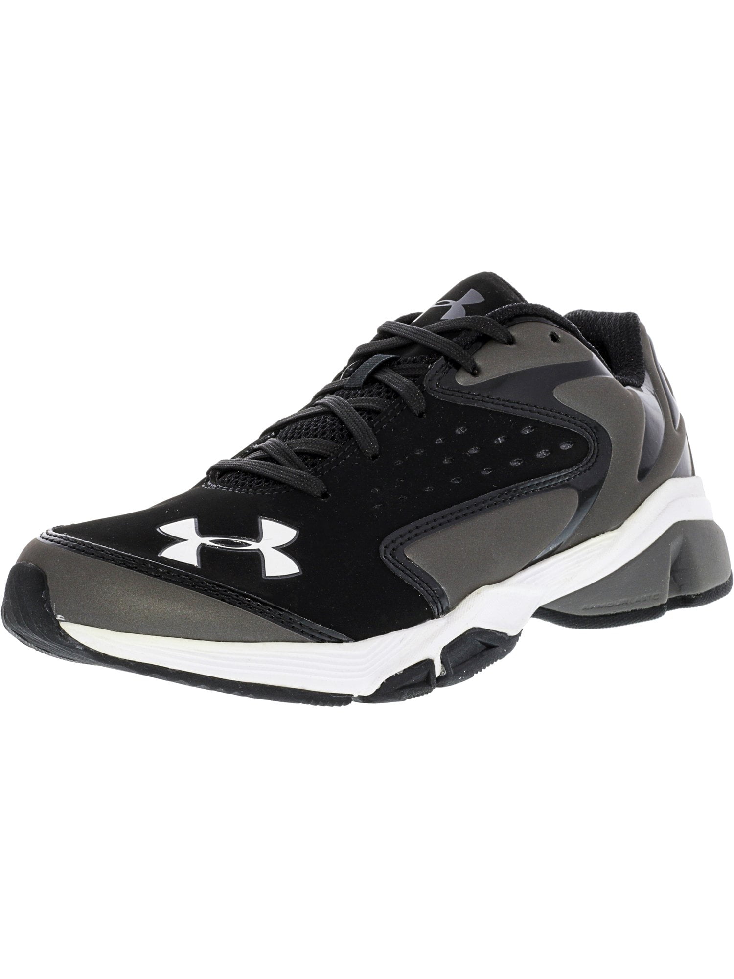 Under Armour Men's Yard Trainer Baseball Shoe, Black/Charcoal, 5 D US