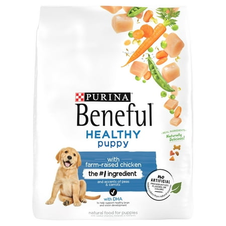 UPC: 0017800184519 | Purina Beneful Healthy Puppy Dry Dog Food Farm Raised Chicken 14 lb Bag
