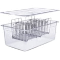 thumbnail image 1 of VFYGBNHU VÄESKE Sous Vide Container with Lid and Rack | Compatible with Most Sous Vide Cookers (12 QT  RACK), 1 of 6