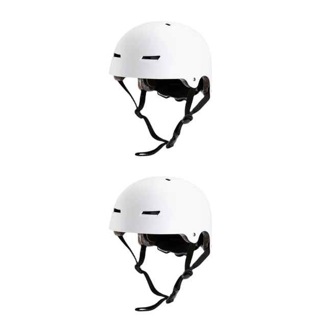 ZheElen Skateboarding Safety - Imported Clasps For Easy Buckling And Safe Shock Absorption And High-density Framework matt white L(58-62CM) 2Set