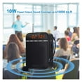 thumbnail image 2 of 10W Voice Amplifier for Teachers Megaphone AUX Audio Sound Speaker Recording FM Radio With Wired Microphone Tour Guide ,Loud Sound, 2 of 6