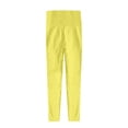 thumbnail image 4 of Dresfit Leggings for Women Tummy Control Long Compression Cropped Pants 2026 Summer Stretch Gym Athletic Pants Cropped High Waisted Lightweight Trousers Yellow L, 4 of 8