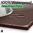 thumbnail image 4 of GORILLA GRIP Silicone Pet Feeding Mat, 100% Waterproof, Protects Floors, 18.5x11.5 Brown, 4 of 9