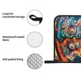 thumbnail image 4 of Cauagu Psychedelic Faces Colorful Print Oven Mitts and Pot Holders 4 pcs Set,Extra Thicken Long Kitchen Oven Glove Potholders BBQ Gloves-Oven Mitts and Pot Holders(11 Inch), 4 of 6