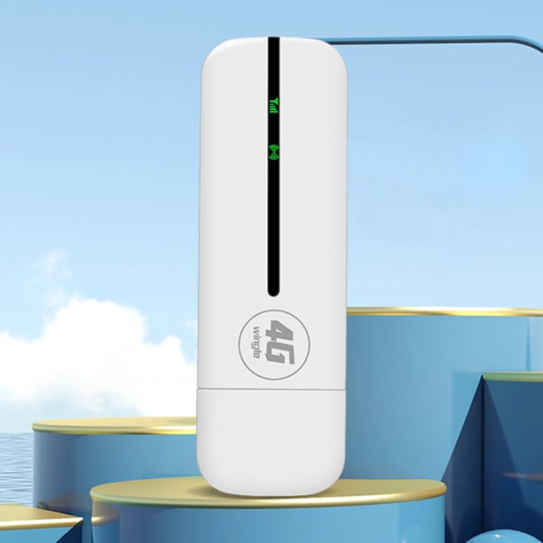 Dongle WiFi 4G 4G WiFi Dongle 150Mbps Router Mobile Hotspot (Blanco UF910-U8 Versión de la UE)