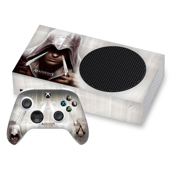 Head Case Designs Officially Licensed Assassin's Creed II Graphics Ezio Vinyl Sticker Skin Decal Cover Compatible with Microsoft Series S Console & Controller
