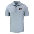 thumbnail image 2 of Men's-Cutter & Buck  Gray Philadelphia Union Pike Eco Pebble Print Stretch Recycled Polo, 2 of 3