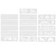 thumbnail image 4 of Hollow-out Design Painting Stencils 6Pcs Drawing Templates For In Creative White Color, 4 of 4