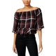 thumbnail image 1 of Blusa de punto a cuadros Buffalo David Bitton Sealey para mujer multicolor XS, 1 of 1
