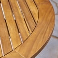 thumbnail image 3 of Noble House Hermosa 70" Oval Wooden Patio Dining Table in Teak, 3 of 6