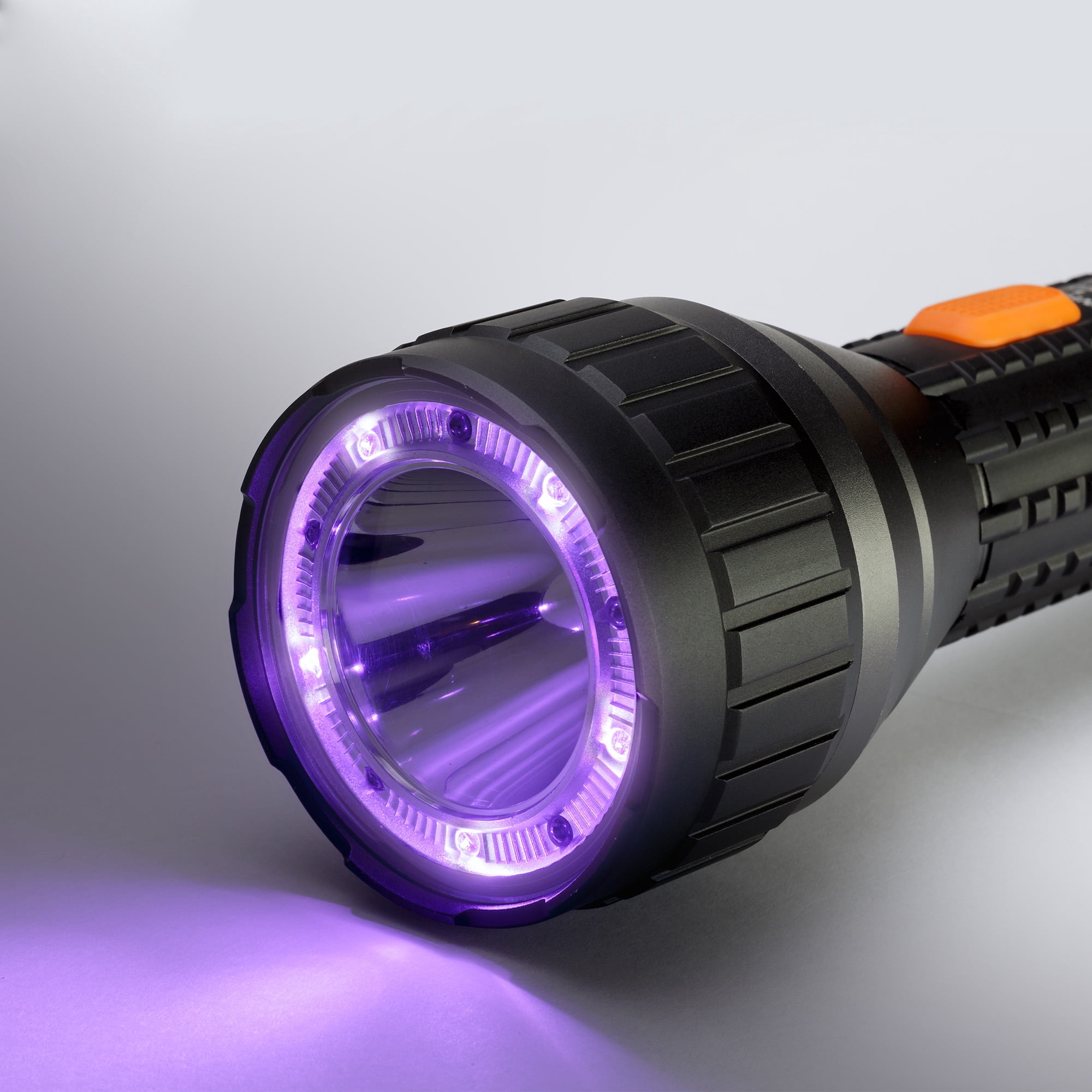 Bushnell® TRKR 1250 Lumen Multi-Color Handheld LED Flashlight (9 AA Batteries Included)