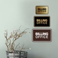thumbnail image 4 of Signs ByLITA Classic Framed Billing Office Sign (Black Gold) - Medium, 4 of 6