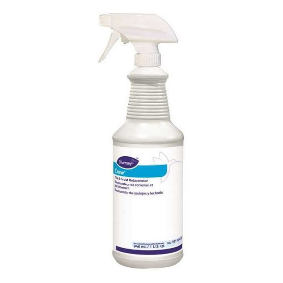 Diversey Crew Tile and Grout Rejuvenator, 32 oz Spray Bottle, 12/Carton