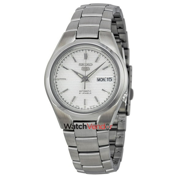 Seiko 5 Automatic Silver Dial Stainless Steel Men's Watch SNK601