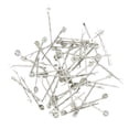 thumbnail image 1 of 50 Piezas De Pinzas Para El Cabello Con Alfileres De Bricolaje Con Almohadilla De 8 Mm En Tono Plateado Sunnimix  Accesorios para el cabello DIY Pins, 1 of 8