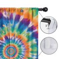 thumbnail image 4 of Blackout Kids Curtains,Rainbow Tie Dye Mandala Pattern Childrens Insulated Curtains Set Of 2,Bedroom Essentials,Toddler Room Decor 42"x63", 4 of 5