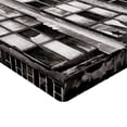 thumbnail image 2 of Ambesonne Industrial Fitted Sheet, Broken Window, Twin Size, Charcoal Grey Pale Grey, 2 of 3