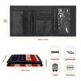 thumbnail image 6 of FUIALDOLG Kids Trifold Wallet Vintage American Flag Theme Slim Children's Wallet for Sports, Polyester Washable Trifold Card Wallet, 6 of 6