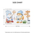 thumbnail image 2 of Rocae Gnome Camping Fishing Printed Heat Resistant Place Mats,Classic Hemstitch Cloth Fabric Placemats Imitation Linen Place Mat Table Mats 18x12 inch, 2 of 5