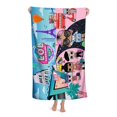 thumbnail image 3 of L.O.L. SURPRISE! Toalla de playa de secado rápido con diseño temático, regalo para mujeres y niñas, ideal para cumpleaños, fans, amantes de la música, uso en la playa o al aire libre,78*160cm, 3 of 6