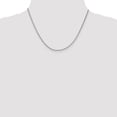 thumbnail image 2 of 14k White Gold 1.8mm Flat Wheat Chain, 2 of 3