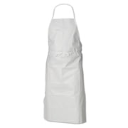 Ansell KCC 44481 28 in. x 40 in. A40 Film Laminate Liquid/Particle Protection Apron - White (100/Carton)