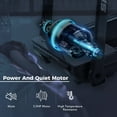 thumbnail image 5 of Mondawe Folding Electric 3.5HP Treadmill Medium Running Machine Motorised Gym 330lb,Portable Compact Treadmill Foldable for Home Gym Fitness Workout Jogging Walking,Electric Motorized Power 14KM/H, 5 of 8
