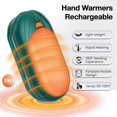 thumbnail image 2 of Calienta Manos Recargables UNIHAND AI 6000mAh Paquete de 2 - Verde, 2 of 7